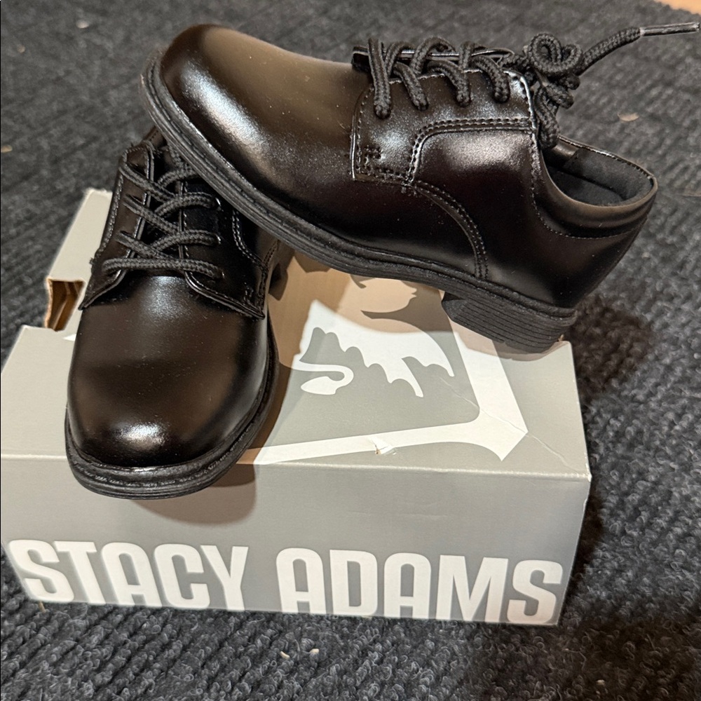 Stacy Adams boys Classic Black Oxfords
7M